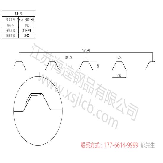 樓承板設(shè)備生產(chǎn)工藝的設(shè)備